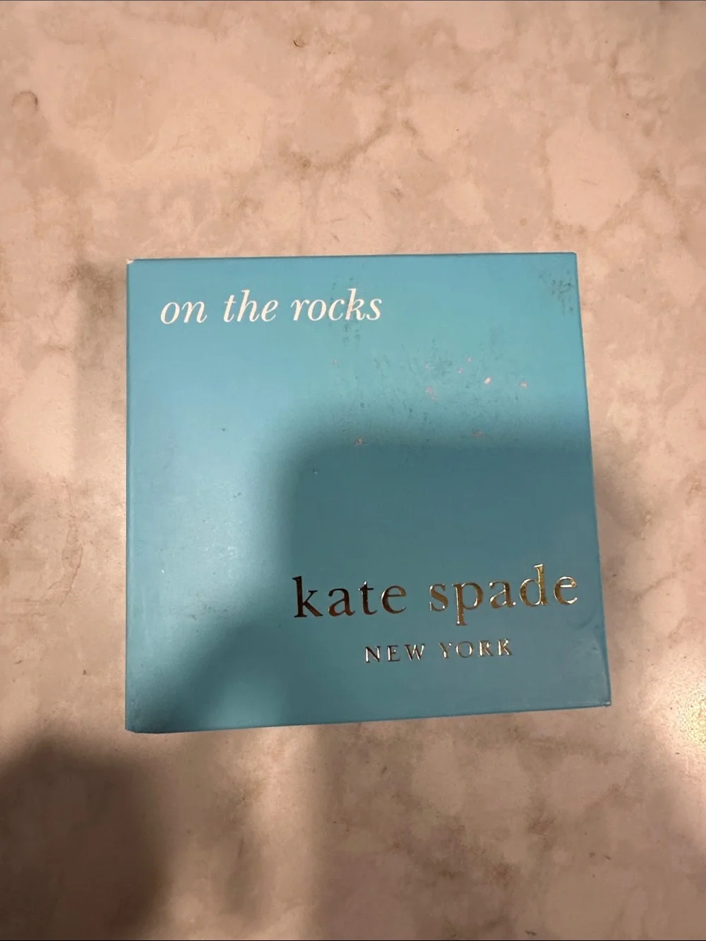 Never Opened Kate Spade neww york Set of 4 Silver Street Coasters